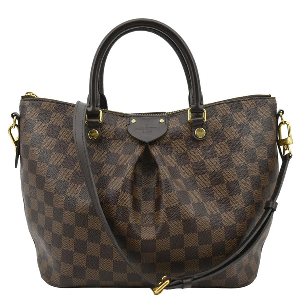 LOUIS VUITTON Siena PM Damier Ebene Shoulder Bag Brown
