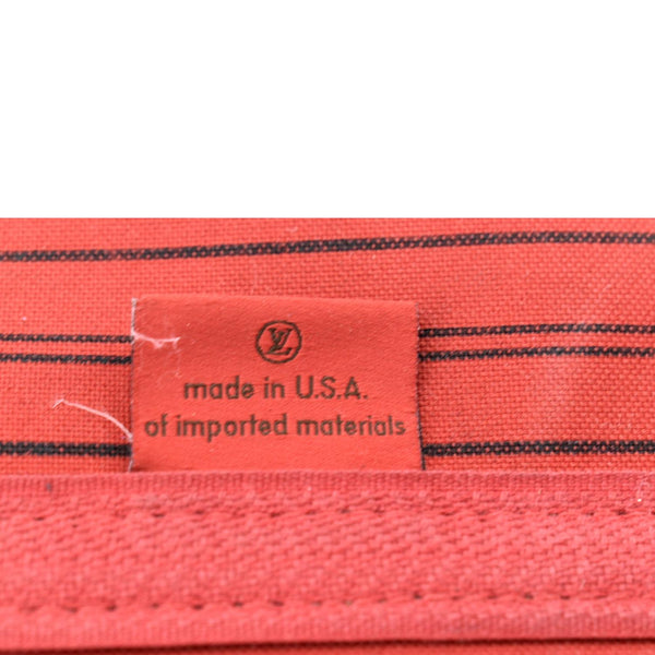 LOUIS VUITTON Neverfull GM Damier Ebene Tote Shoulder Bag Brown