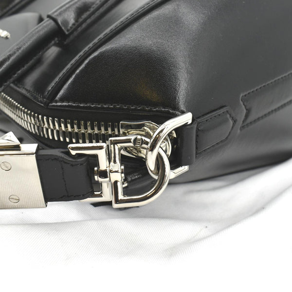 GIVENCHY Antigona Small Leather Shoulder Bag Black