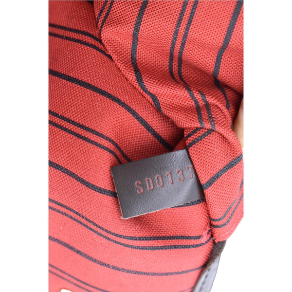 LOUIS VUITTON Neverfull GM Damier Ebene Tote Shoulder Bag Brown