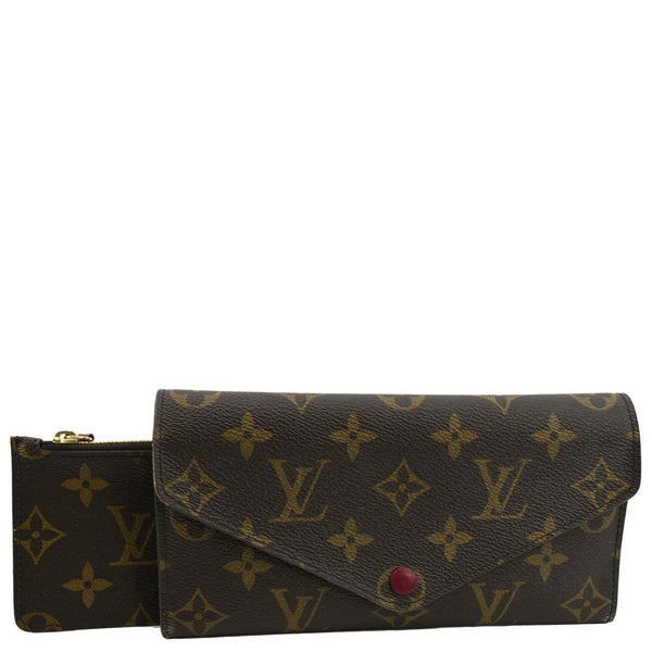 LOUIS VUITTON Josephine Monogram Canvas Wallet Brown