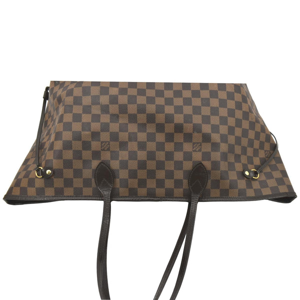 LOUIS VUITTON Neverfull GM Damier Ebene Tote Shoulder Bag Brown