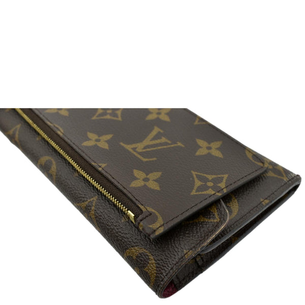 LOUIS VUITTON Josephine Monogram Canvas Wallet Brown