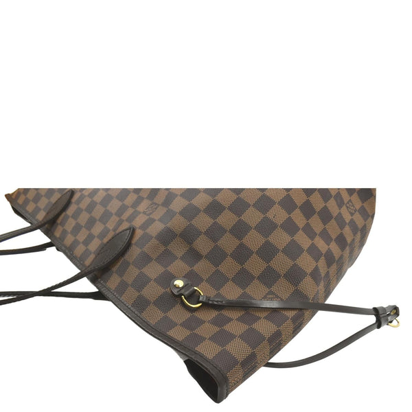 LOUIS VUITTON Neverfull GM Damier Ebene Tote Shoulder Bag Brown