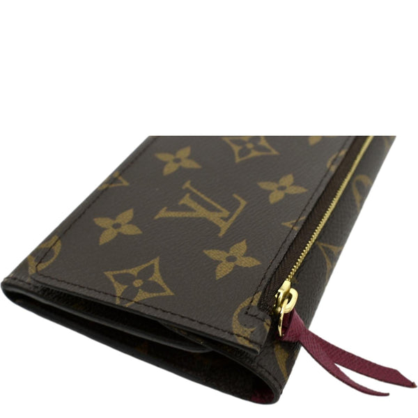 LOUIS VUITTON Josephine Monogram Canvas Wallet Brown
