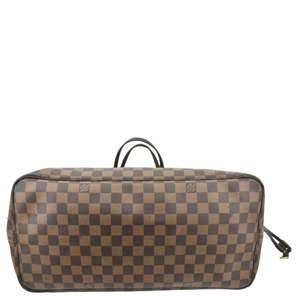 LOUIS VUITTON Neverfull GM Damier Ebene Tote Shoulder Bag Brown