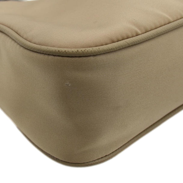 PRADA Re-Edition 2005 Re-Nylon Shoulder Bag Beige