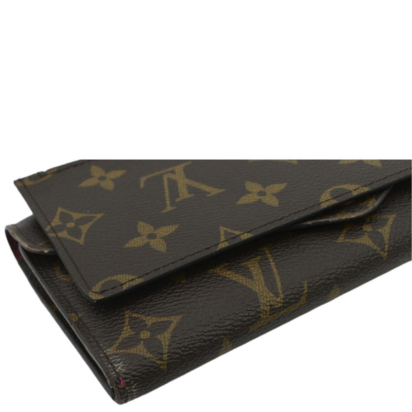 LOUIS VUITTON Josephine Monogram Canvas Wallet Brown