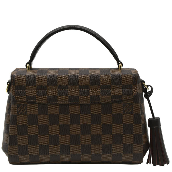 LOUIS VUITTON Croisette Damier Ebene Crossbody Bag Brown