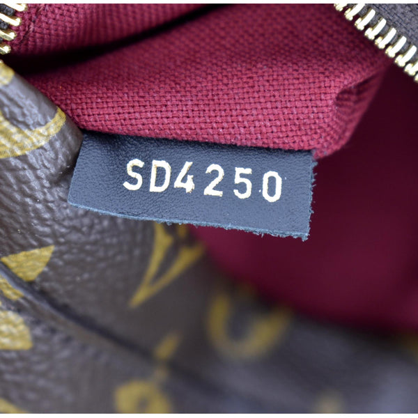 LOUIS VUITTON Montsouris NM Monogram Canvas Leather Backpack Bag Black