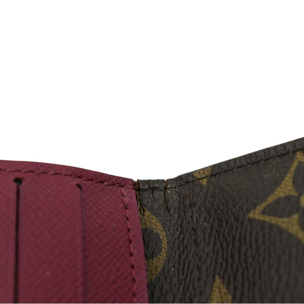 LOUIS VUITTON Josephine Monogram Canvas Wallet Brown