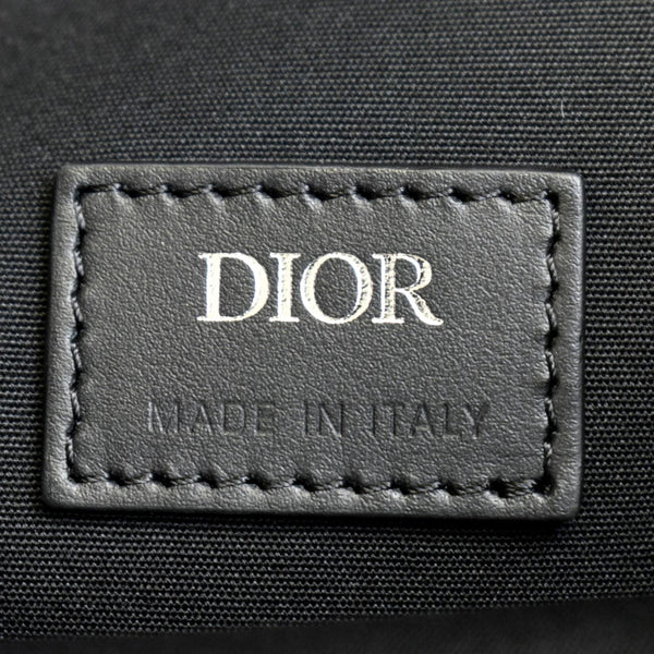 CHRISTIAN DIOR Hit The Road Diamond Canvas Backpack Black