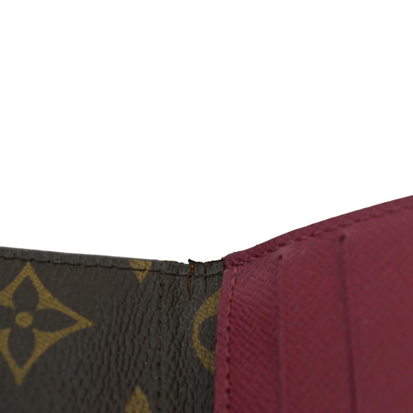 LOUIS VUITTON Josephine Monogram Canvas Wallet Brown