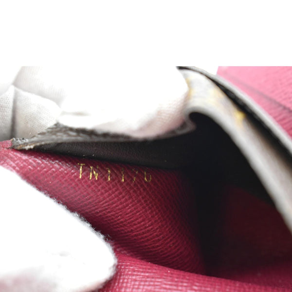 LOUIS VUITTON Josephine Monogram Canvas Wallet Brown