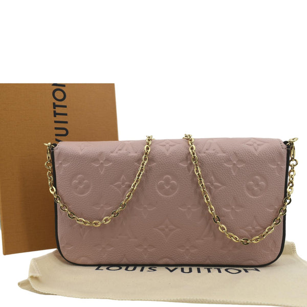 Louis Vuitton Pochette Felicie Monogram Leather Wallet - Back