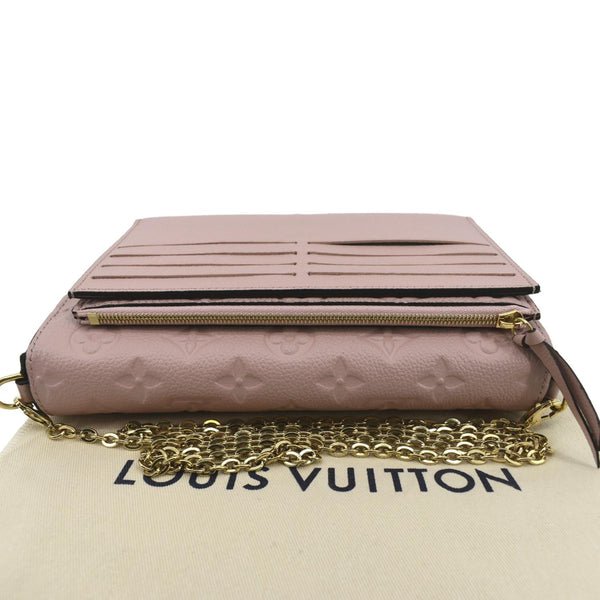 Louis Vuitton Pochette Felicie Monogram Leather Wallet - Top