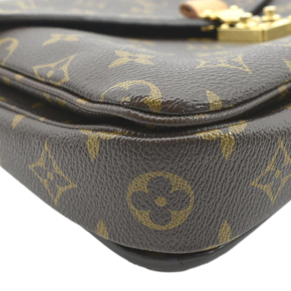 LOUIS VUITTON Metis Pochette Monogram Canvas Crossbody Bag Brown