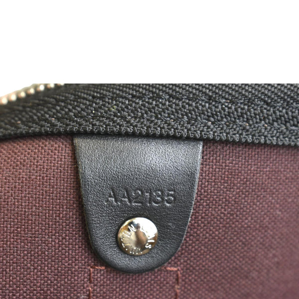 LOUIS VUITTON Keepall Bandouliere 55 Monogram Macassar Travel Bag Brown