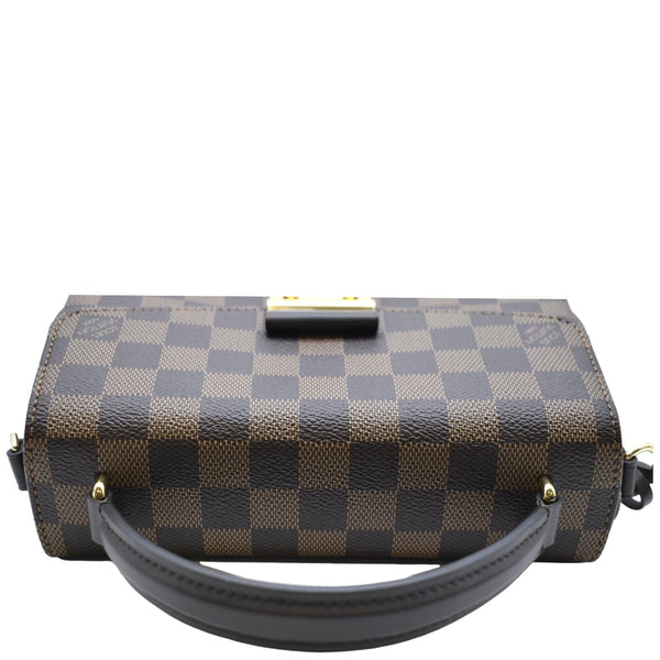 LOUIS VUITTON Croisette Damier Ebene Crossbody Bag Brown