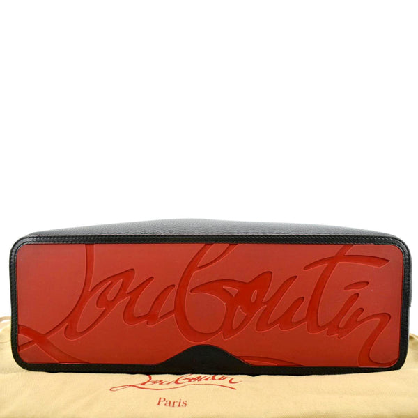 CHRISTIAN LOUBOUTIN Cabata Small Empire Paris Leather Tote Bag Black