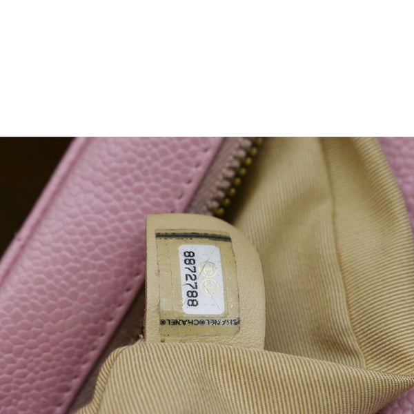 CHANEL Timeless CC Caviar Leather Flap Shoulder Bag Pink