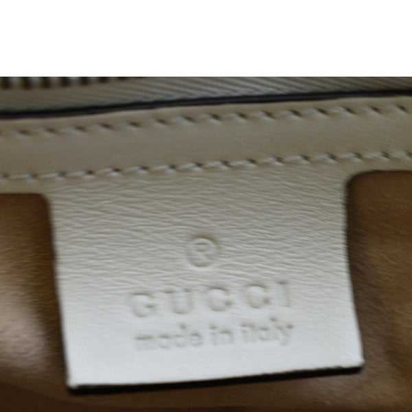 GUCCI GG Marmont Large Matelasse Leather Shoulder Bag White 498090