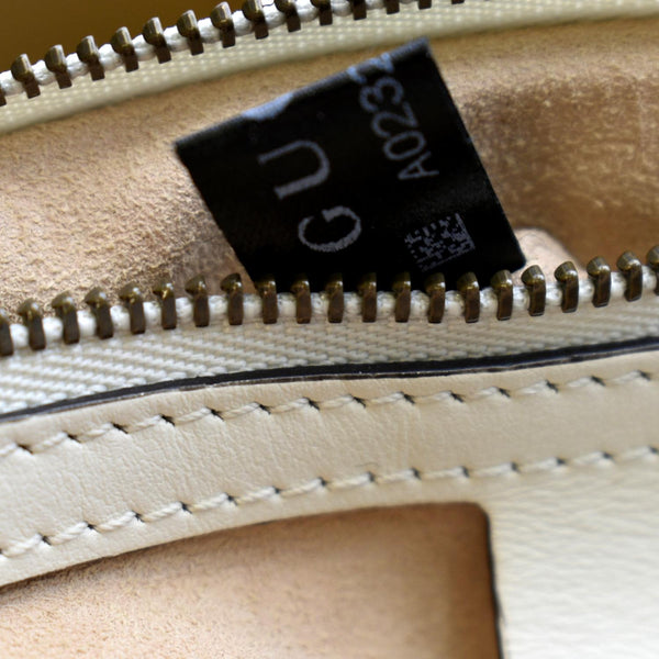 GUCCI GG Marmont Large Matelasse Leather Shoulder Bag White 498090