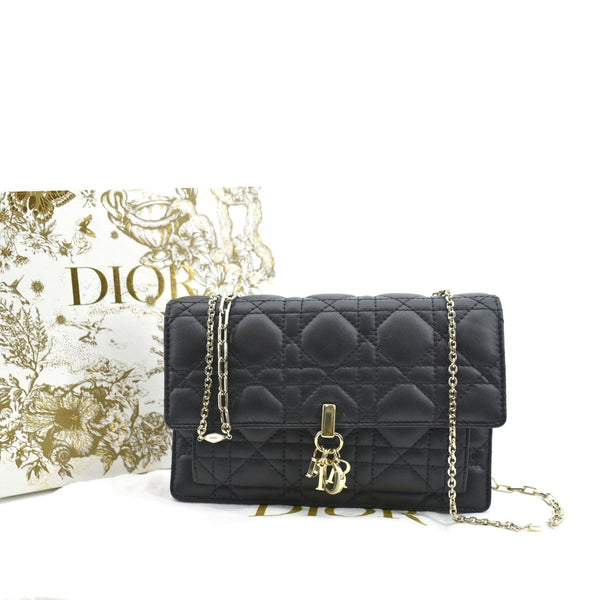 Christian Dior Lady Dior Cannage Shoulder Chain Wallet - Product