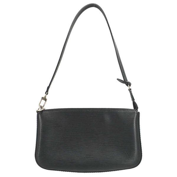 LOUIS VUITTON Pochette Accessoires Epi Leather Shoulder Bag Noir Black