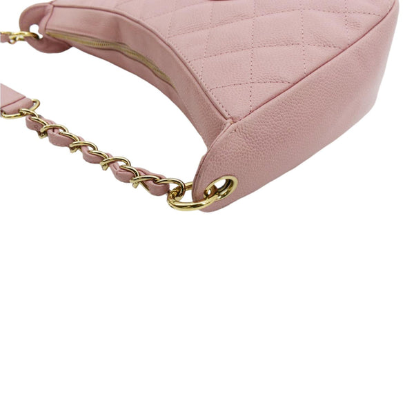CHANEL Timeless CC Caviar Leather Flap Shoulder Bag Pink
