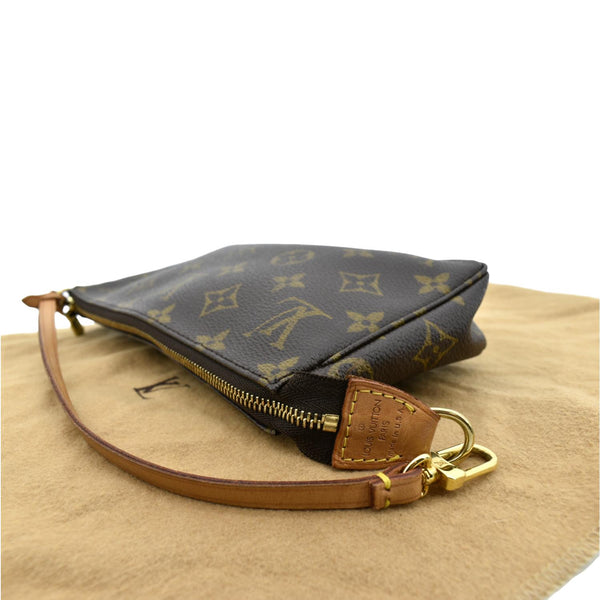 LOUIS VUITTON Pochette Monogram Canvas Accessoires Pouch Brown