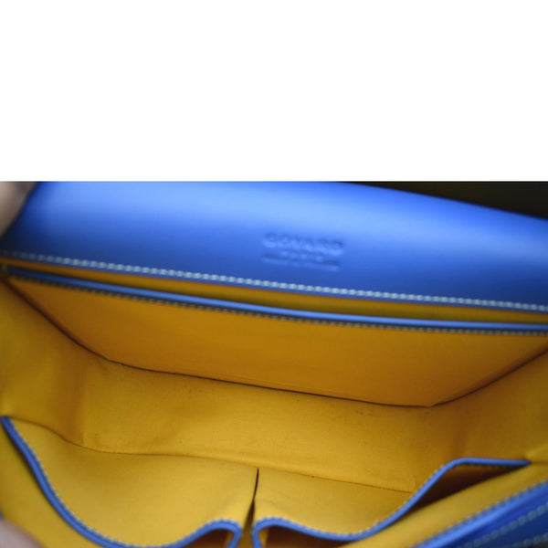 GOYARD Belvedere PM Canvas Messenger Bag Blue