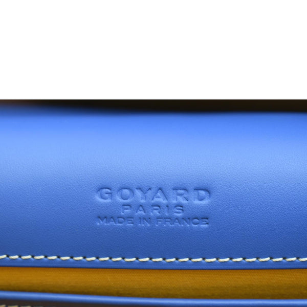GOYARD Belvedere PM Canvas Messenger Bag Blue