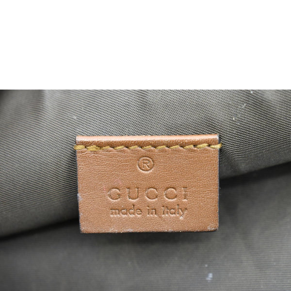 GUCCI King Snake Hummingbird GG Supreme Embroidered Clutch Bag Beige 431416