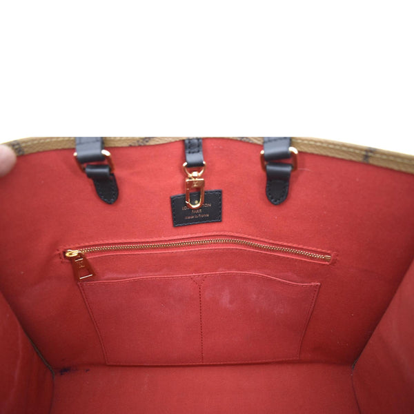 Louis Vuitton Onthego MM Giant Canvas Tote Shoulder Bag - Inside
