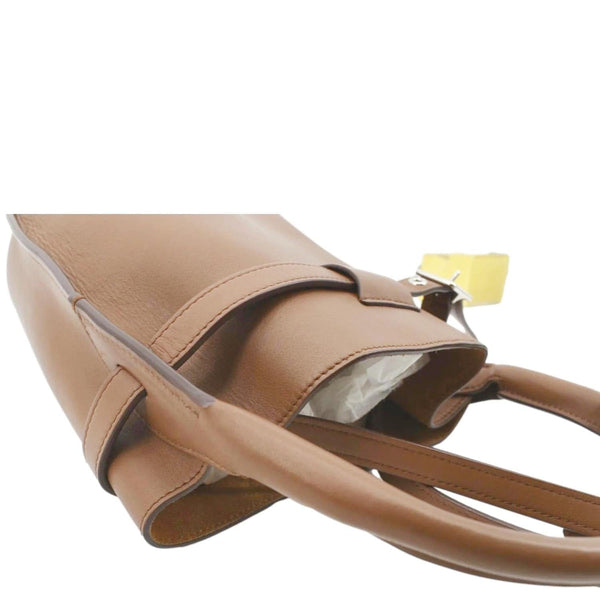 CELINE Big Bag Nano Bucket Leather Shoulder Bag Tan