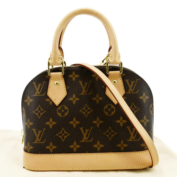 Louis Vuitton Alma BB Monogram Canvas Crossbody Bag - Back