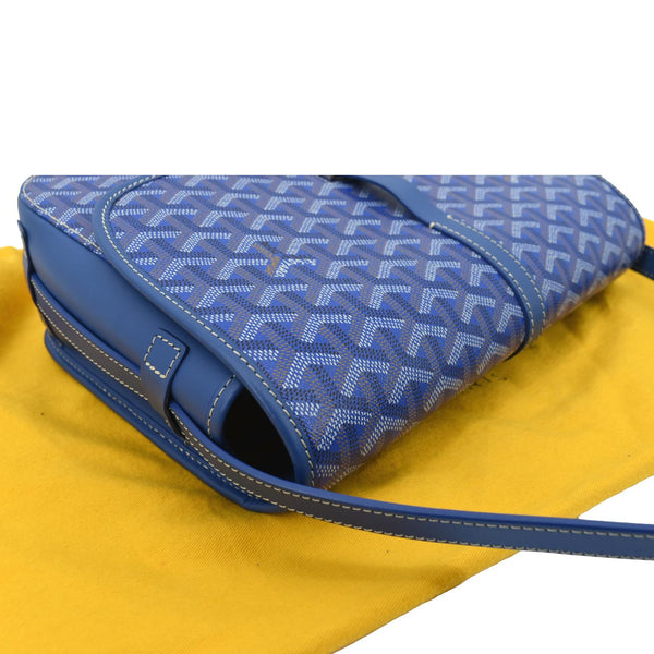GOYARD Belvedere PM Canvas Messenger Bag Blue