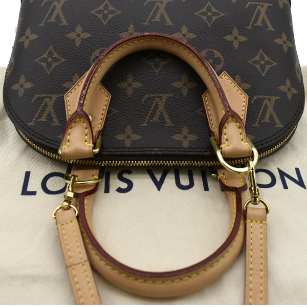 Louis Vuitton Alma BB Monogram Canvas Crossbody Bag - Top