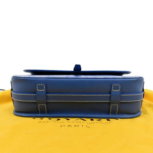 GOYARD Belvedere PM Canvas Messenger Bag Blue