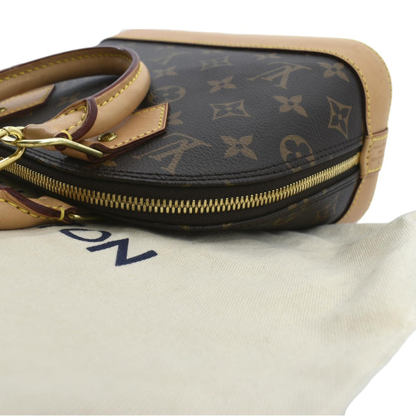 Louis Vuitton Alma BB Monogram Canvas Crossbody Bag - Top Left