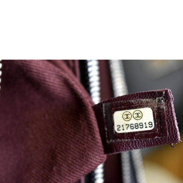 Chanel CC Waiter Flap Goatskin Leather Crossbody Bag - Serial number