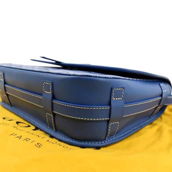GOYARD Belvedere PM Canvas Messenger Bag Blue