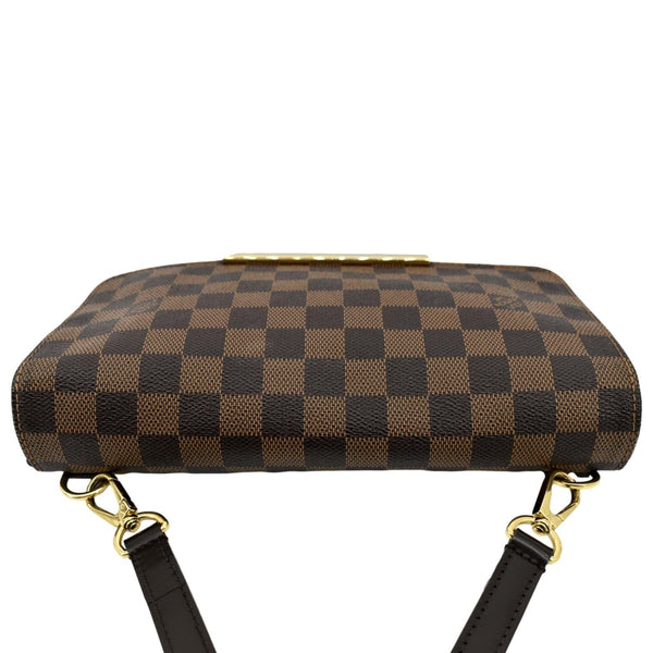 LOUIS VUITTON Hoxton PM Damier Ebene Crossbody Bag Brown