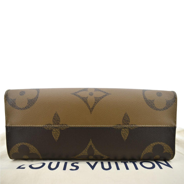 Louis Vuitton Onthego MM Giant Canvas Tote Shoulder Bag - Bottom
