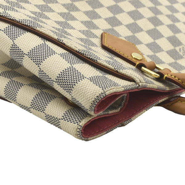 LOUIS VUITTON Calvi Damier Azur Shoulder Bag White