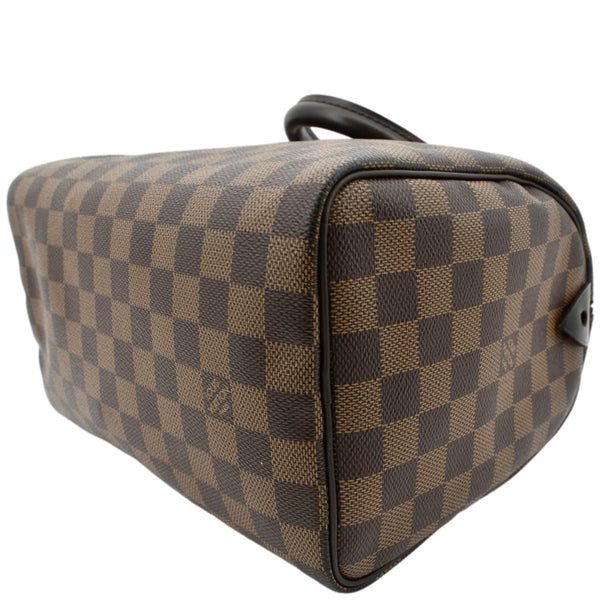 LOUIS VUITTON Speedy 25 Damier Ebene Satchel Bag Brown