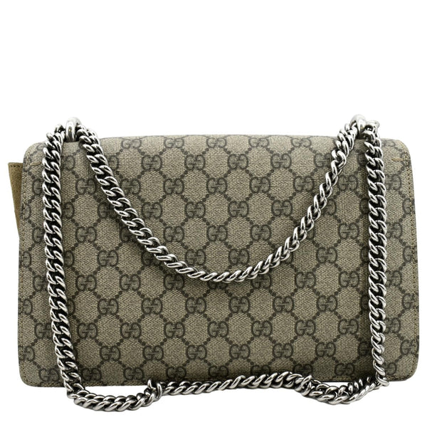 GUCCI Dionysus Small GG Supreme Canvas Shoulder Bag Beige 400249