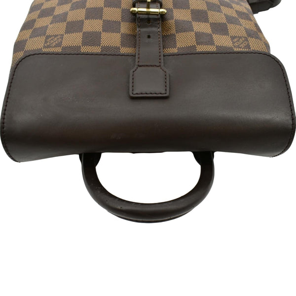 LOUIS VUITTON Soho Damier Ebene Backpack Bag Brown