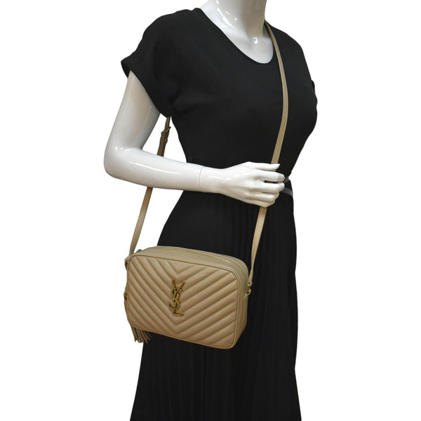 Yves Saint Laurent Lou Camera Leather Crossbody Bag - Full View